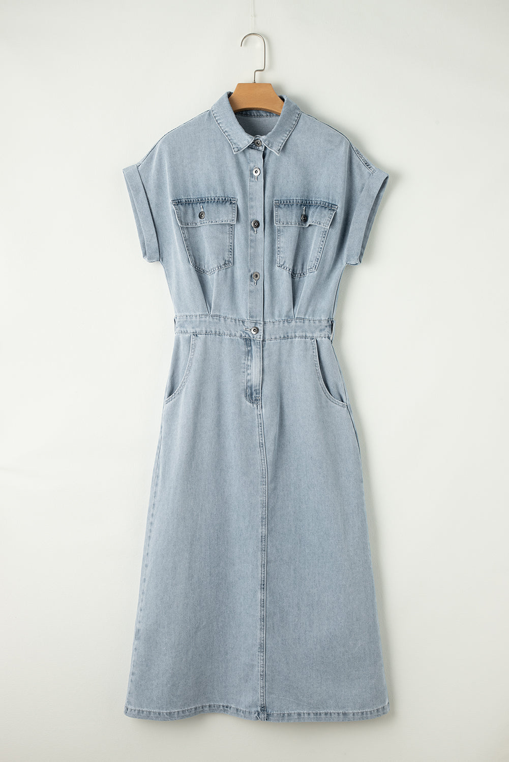 Beau Blue Denim Maxi Dress