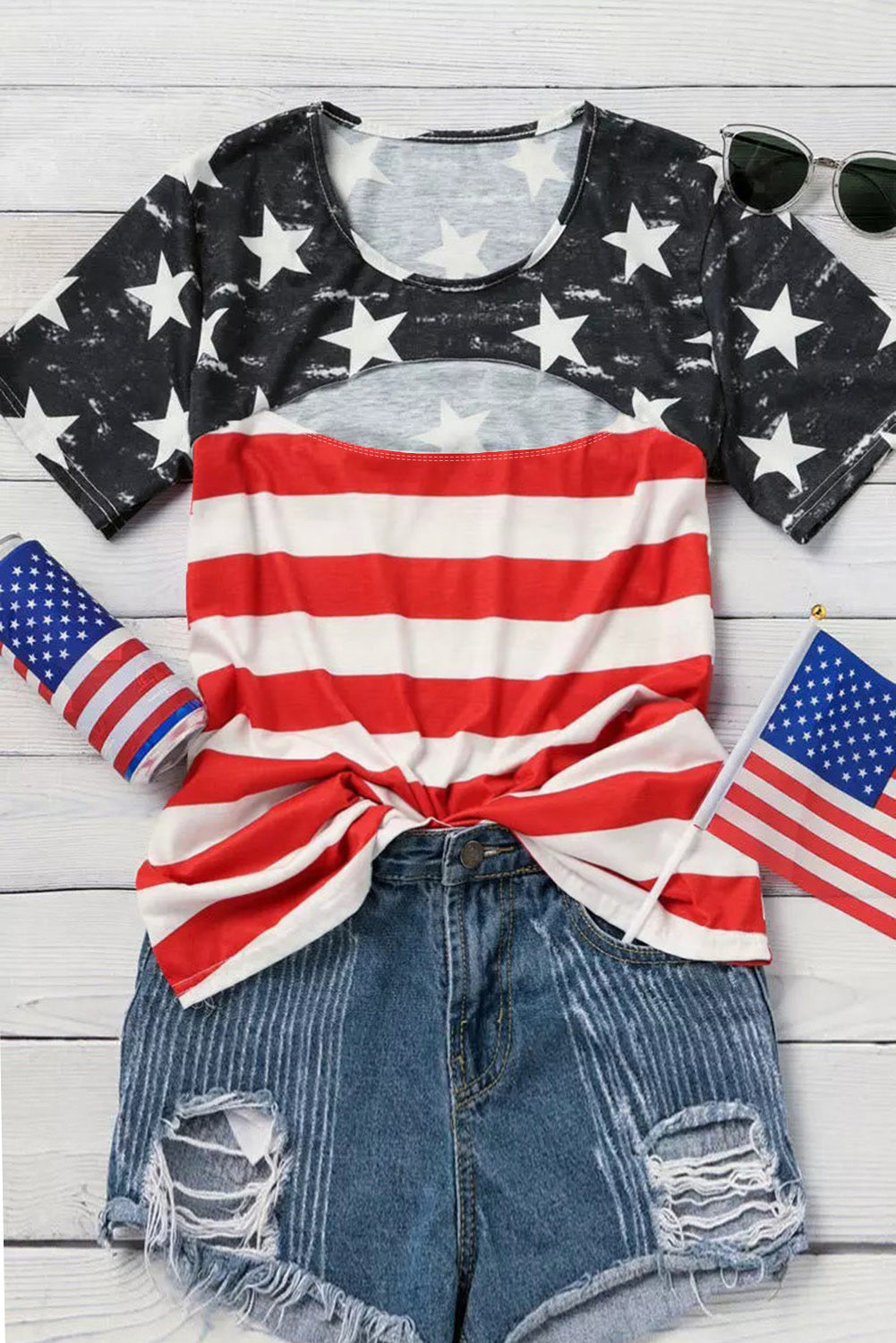 American Flag T Shirt